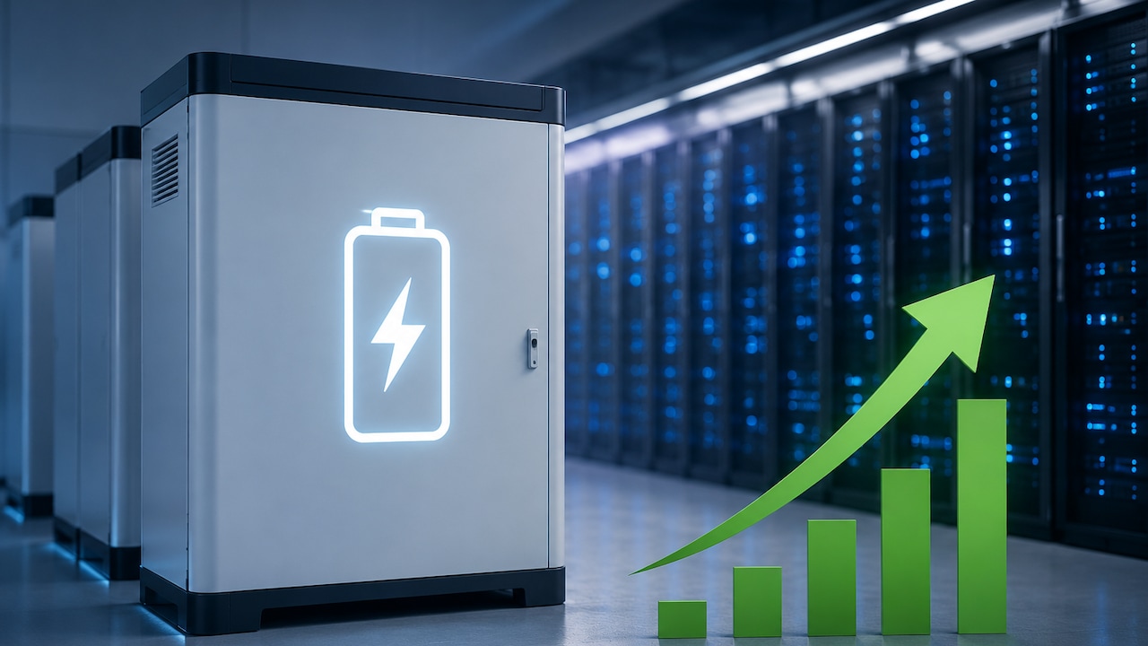 Battery Startup Raises $550 Million Amid Data-Center Boom