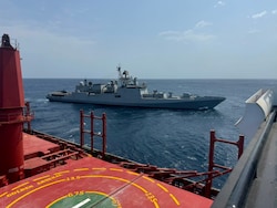 Navy's Show Of Force Deters Piracy Bid Against Ship With Vital Cargo For India
