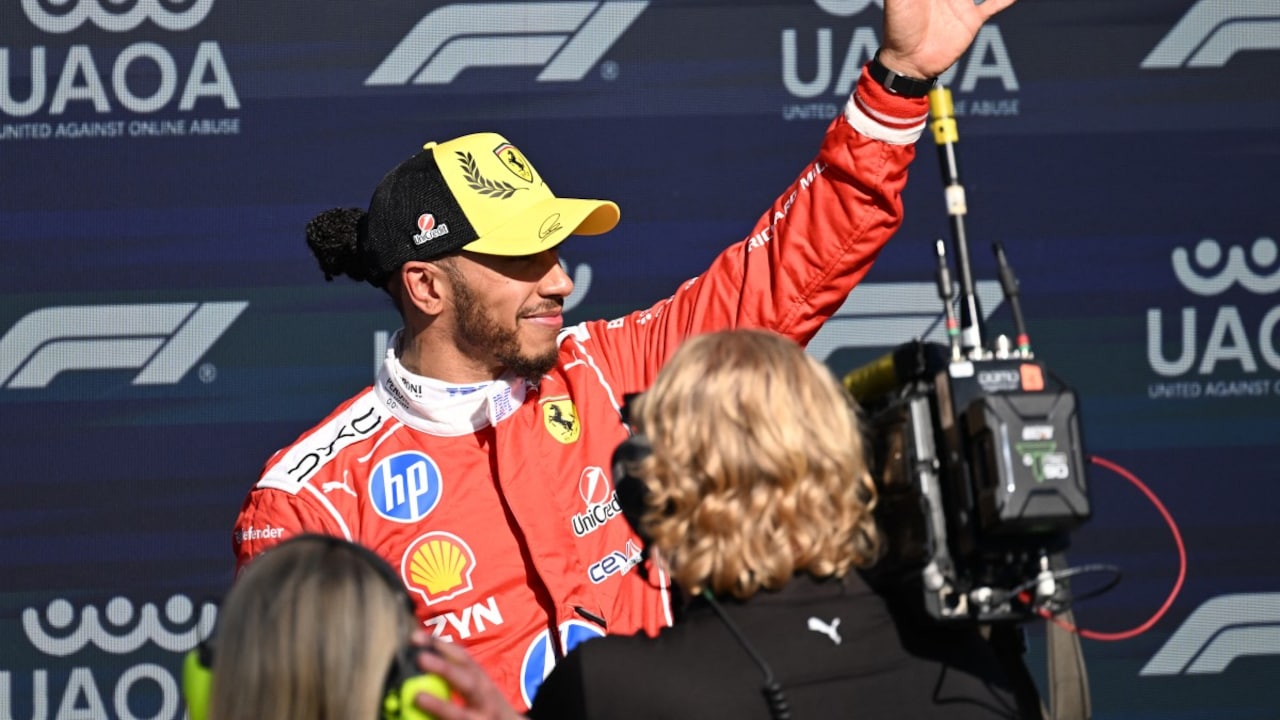 'Ecstatic' Lewis Hamilton Rolls Back The Years With Silverstone Sprint Pole