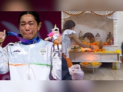 Inside Mirabai Chanu's Simple Manipur Home With A White Marble Temple And Trophy Shelf