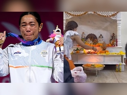 Inside Mirabai Chanu's Simple Manipur Home With A White Marble Temple And Trophy Shelf