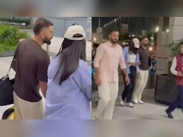 After Vrindavan Visit, Virat Kohli And Anushka Sharma Spotted At Delhi Airport