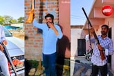 रीलबाज 56 'दबंगों' को पुलिस ने दबोचा, हथियार लेकर डालते थे फोटो और वीडियो