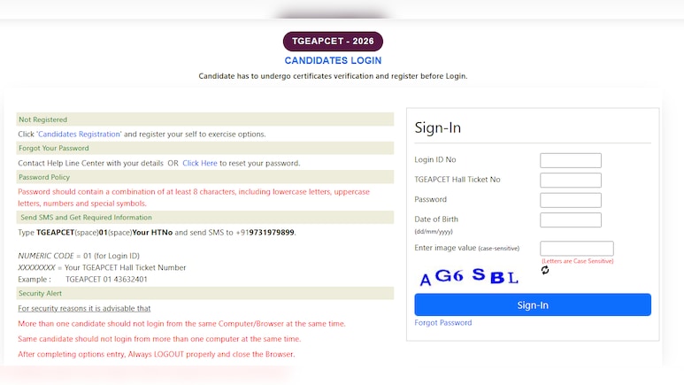 TS EAMCET 2026 Phase 1 Seat Allotment Result OUT; Check Direct Link, Fees, Schedule