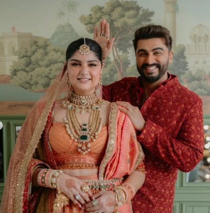 Video: Anshula Kapoor Walks Down The Aisle With Brother Arjun By Her Side