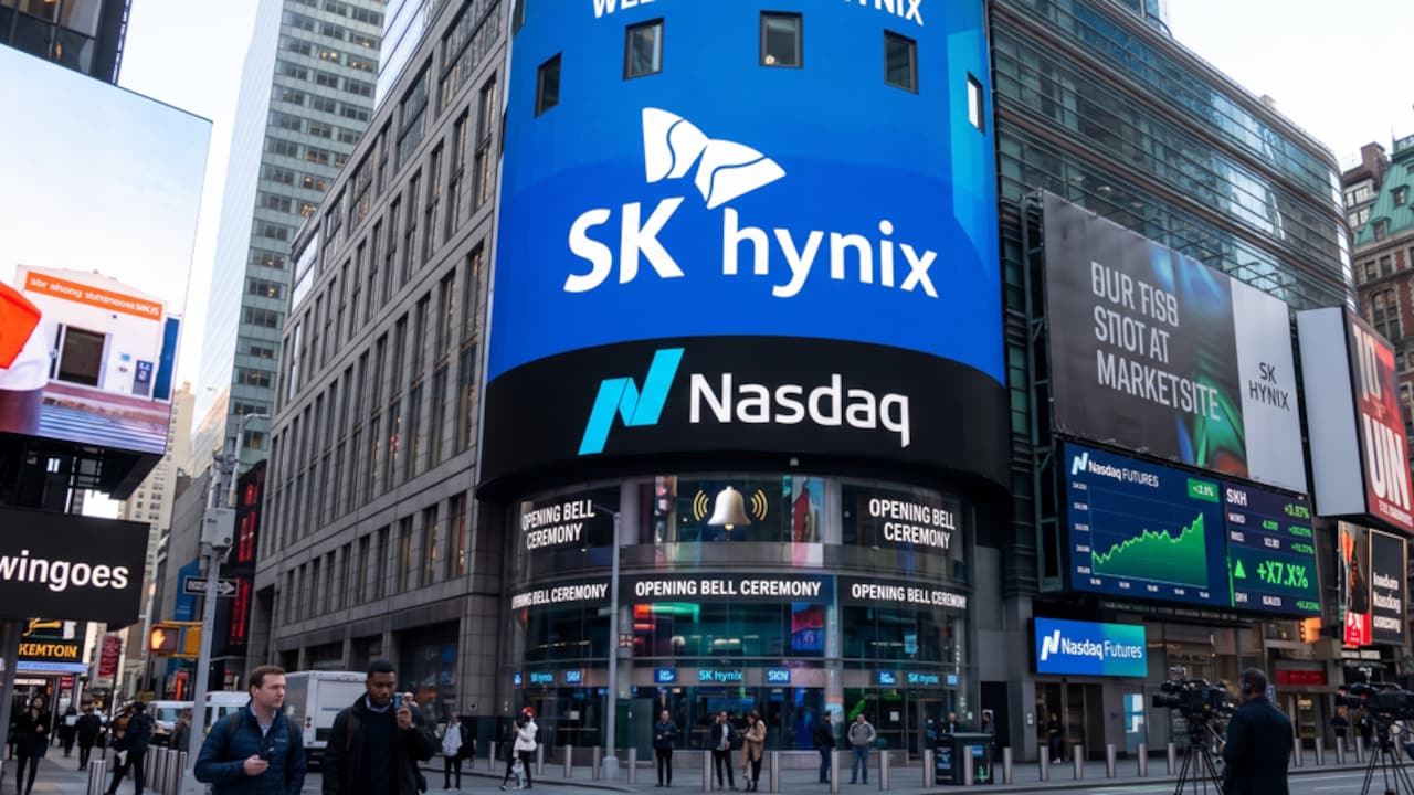 SK Hynix Listing Today: How Nasdaq Futures Are Moving Ahead Of Mega Debut