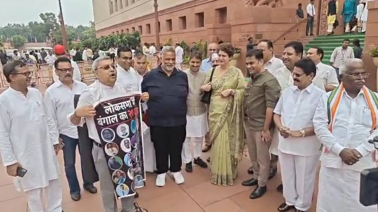 A Poster Of "20 Traitors" And Priyanka Gandhi-Trinamool MP's Banter