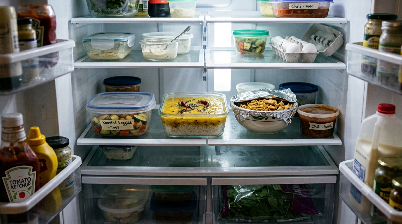 Food poisoning is the most common consequence of eating contaminated leftovers