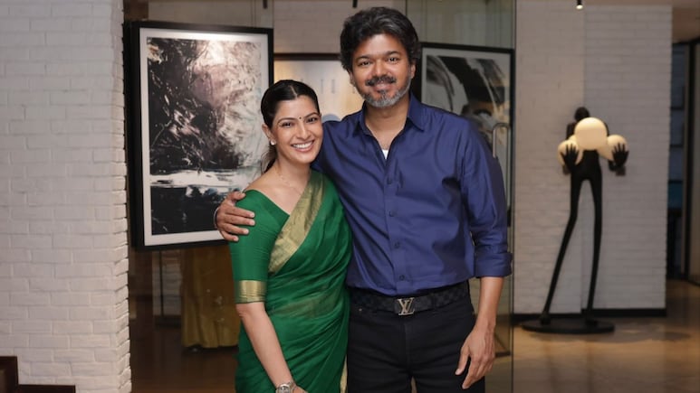 After Meeting Vijay, Varalaxmi Sarathkumar Recalls A Prediction She Made On <i>Sarkar</i> Sets