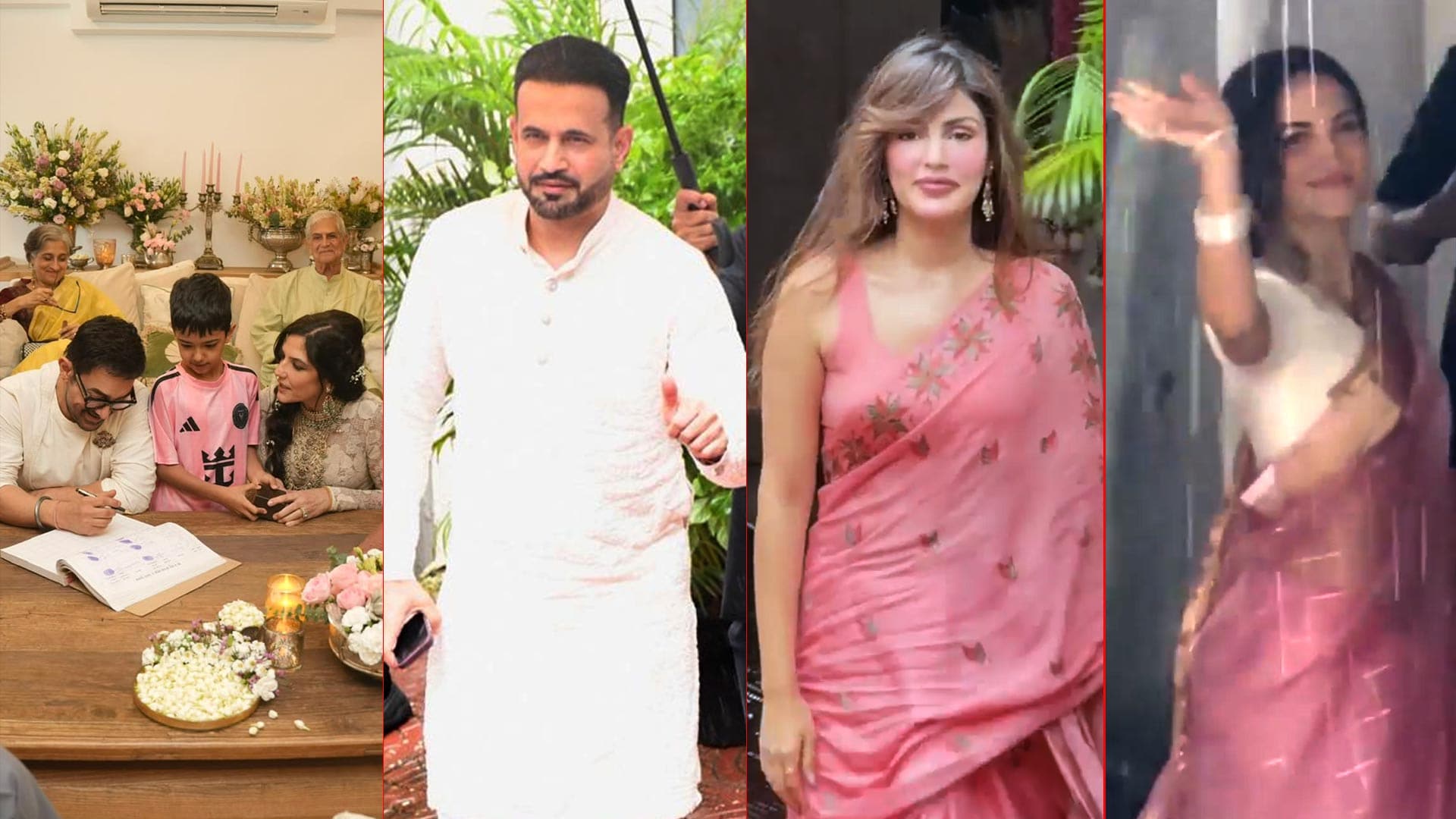 Celebrities Turn Out For Aamir Khan And Gauri Spratt's Wedding In Mumbai