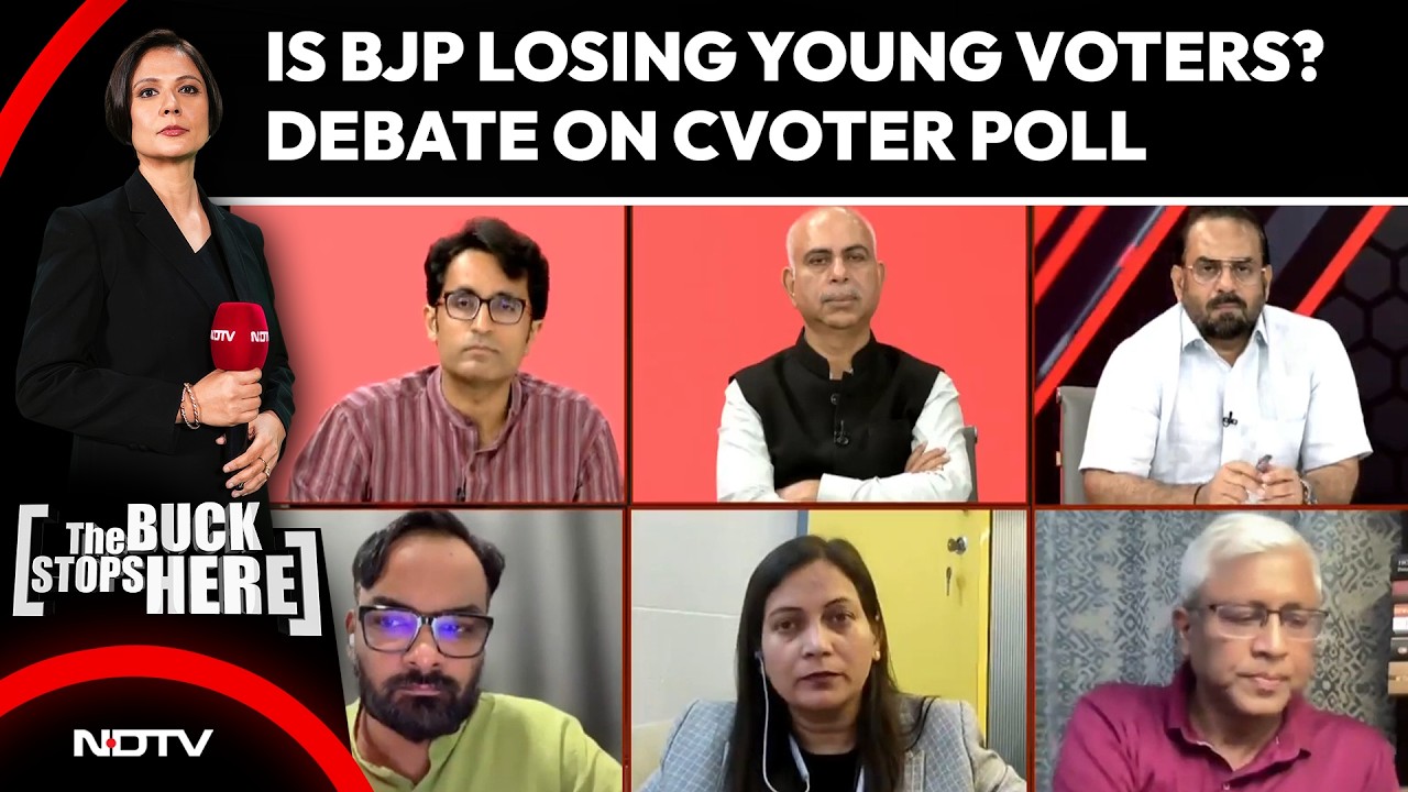Cvoter Poll: Is BJP Losing Youth Support? Big Debate on NDTV