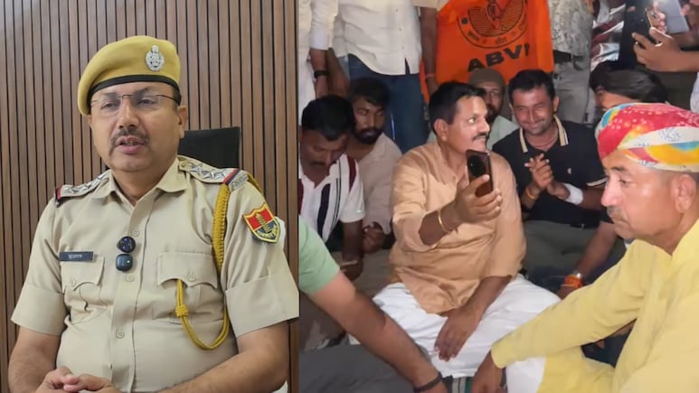 SHO के निलंबन के लिए ABVP कार्यकर्ताओं ने 6 दिन तक दिया धरना, करीब 350 किमी दूर हो गया थानाधिकारी का तबादला