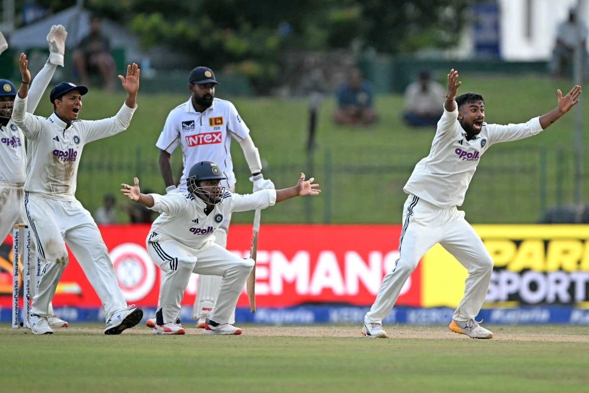 Sri Lanka complains over umpiring as play continues amid fading light in India Test