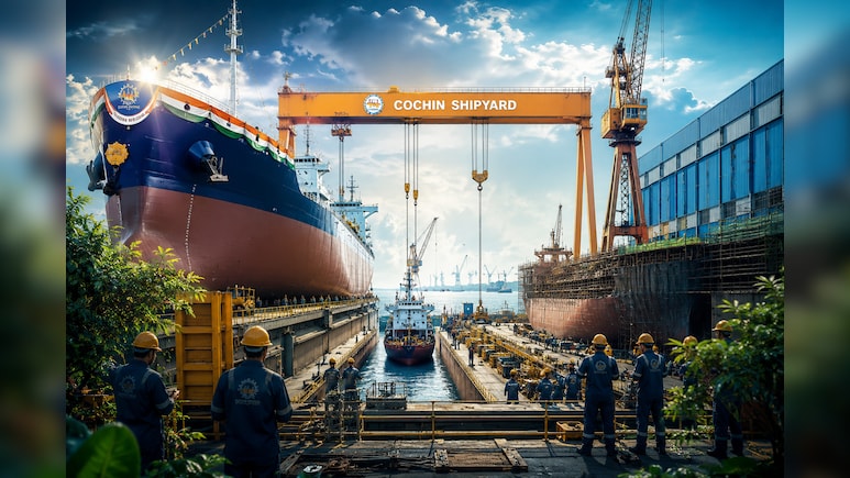 Cochin Shipyard Share Price: Stock Falls 4% After Q1 Profit Slumps 19% YoY; Kotak Maintains 'Sell'