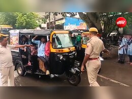 3 सीट वाले ऑटो में 11 सवारी! 18 वाहनों के चालान कटे, 8 जब्त