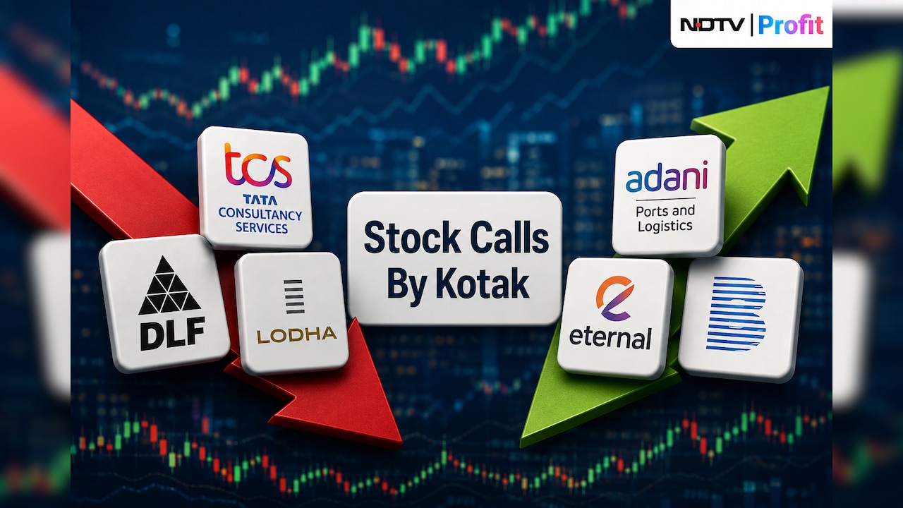 Stocks In Focus: Kotak Drops TCS, DLF, Lodha From Model Portfolio; Adds Adani Ports, Eternal And More