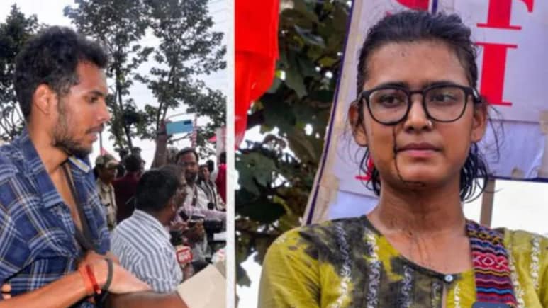 Ink Thrown At AISA Chief Neha Bora During Jharkhand Protest, Man Detained