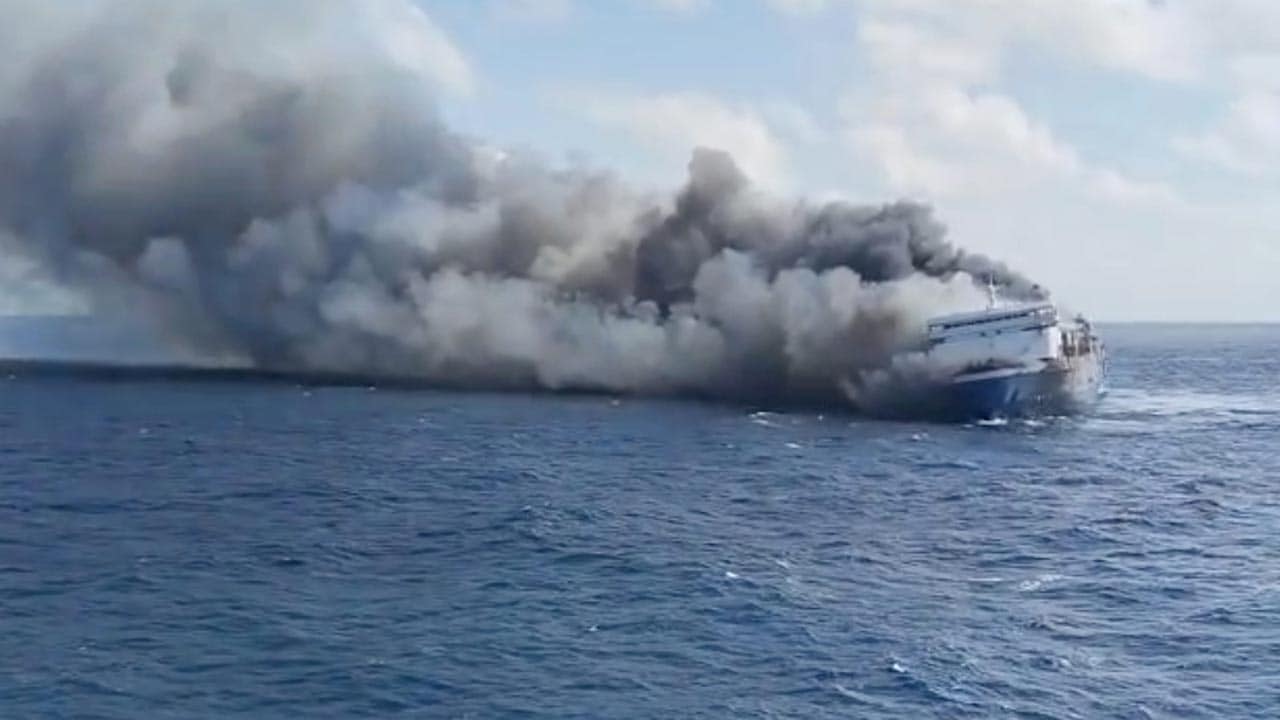 5 Dead, 41 Missing After Ferry Carrying 271 Catches Fire In Indonesia