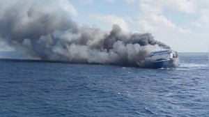 5 Dead, 41 Missing After Ferry Carrying 271 Catches Fire In Indonesia