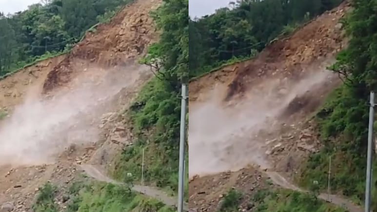 Video: 80 Villages Cut Off As Massive Landslide Blocks Rudraprayag Roads