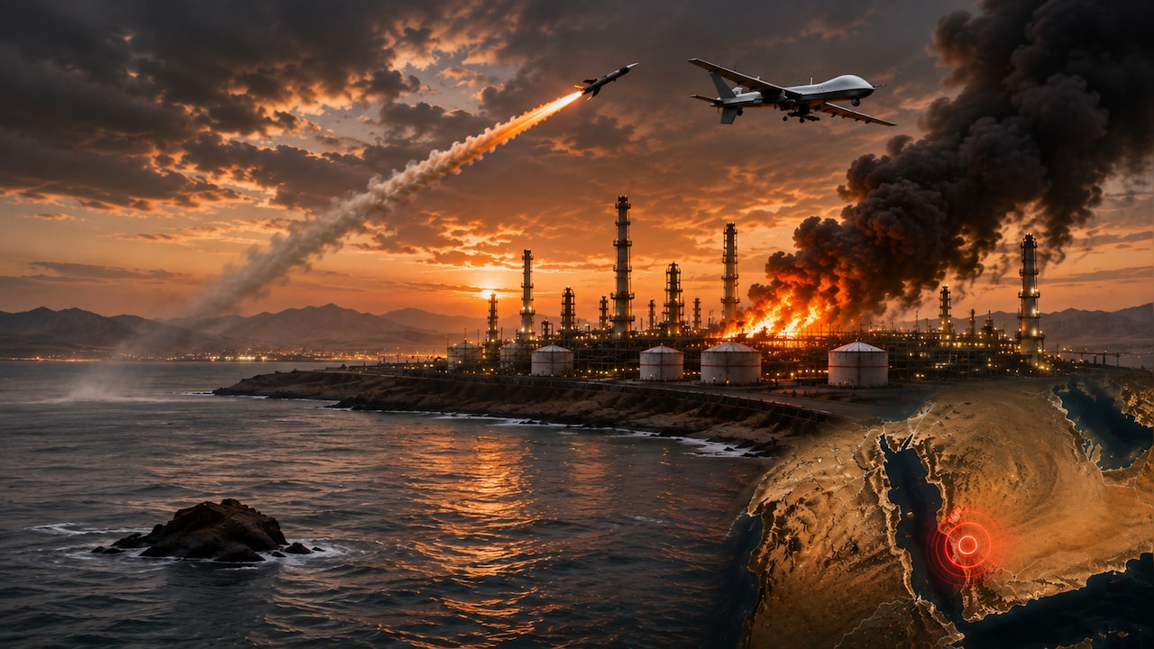 Houthis Target Saudi Aramco Refinery In Jazan With Drone Amid Rising Middle East Tensions