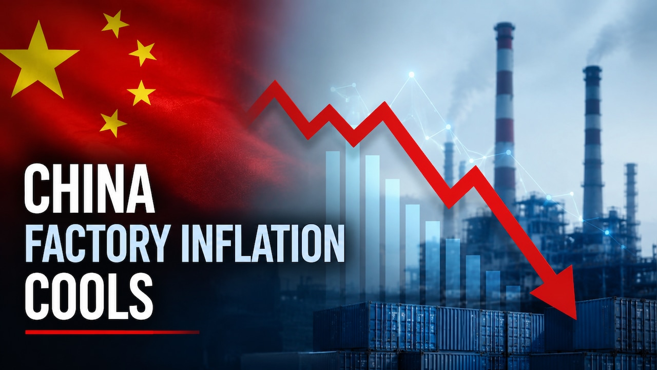 China's July Factory-Gate Inflation Eases To Three-Month Low As Iran War-Led Oil Shock Eases