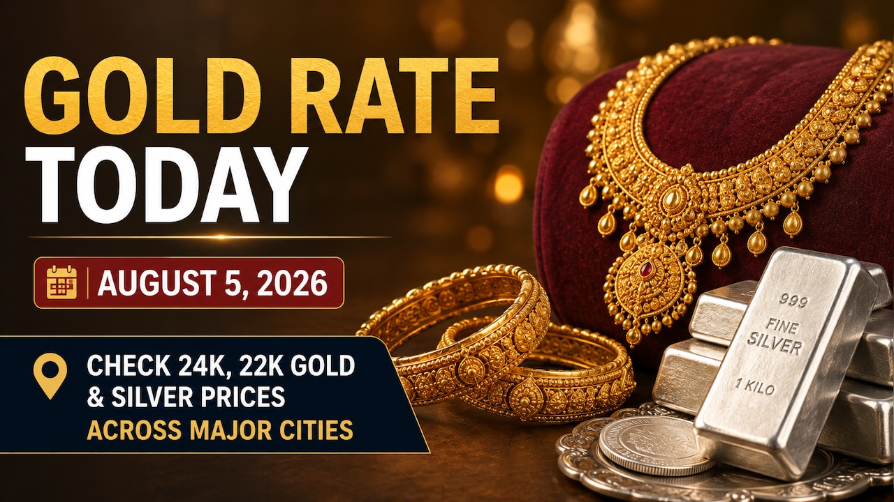 Gold Rate Today: Check 24K, 22K Gold Prices In Mumbai, Delhi, Chennai, Kolkata, Bengaluru On August 5
