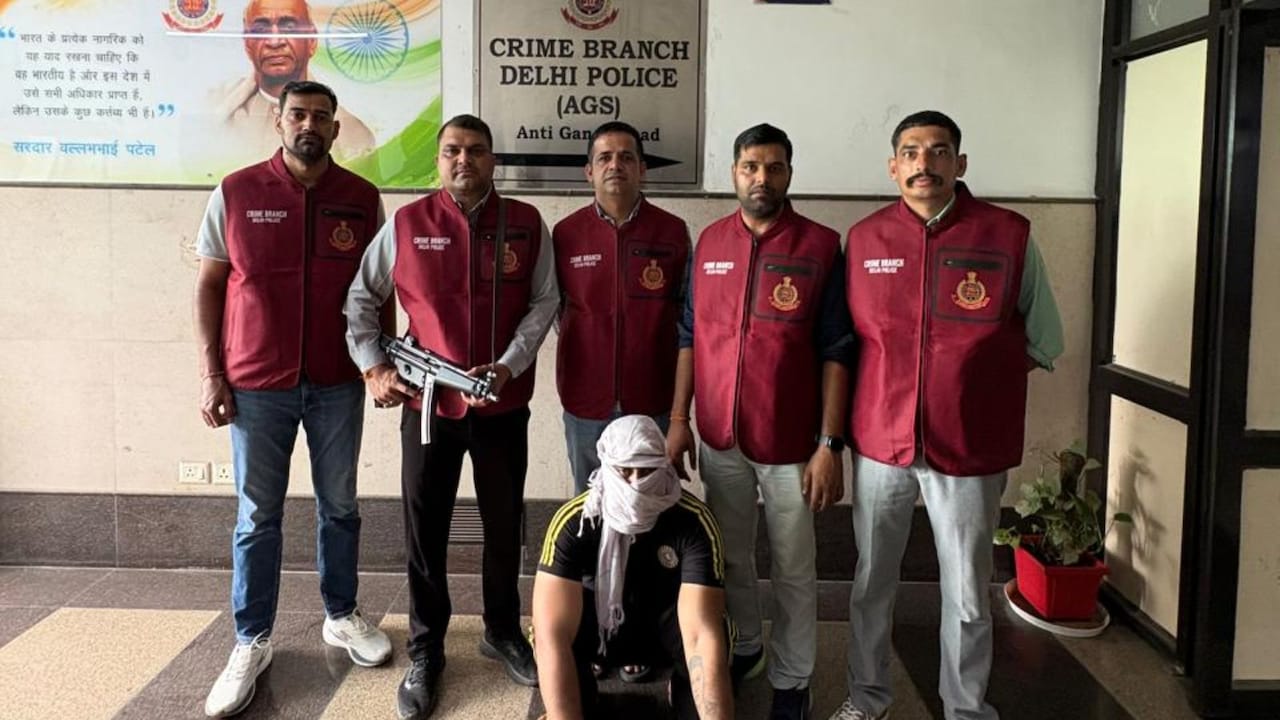 Rohit Chaudhary Gang Member, On The Run Since 2025, Arrested By Delhi Police