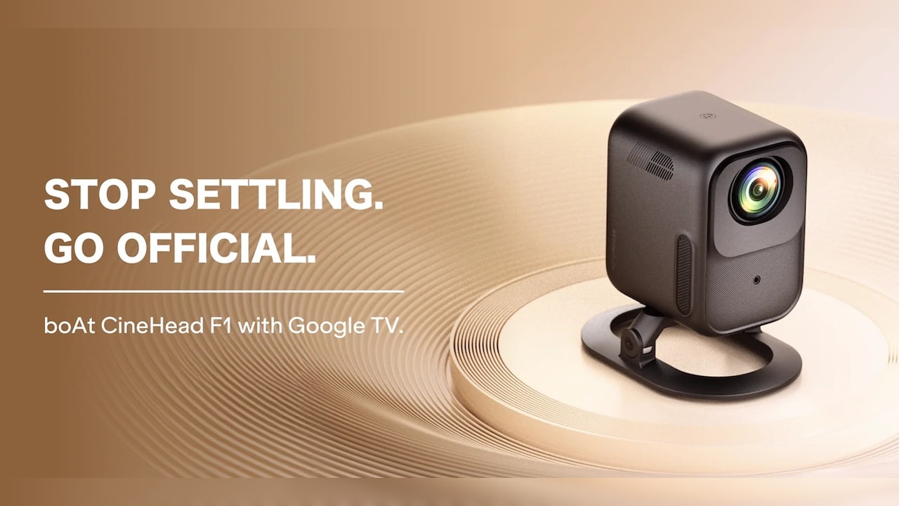 boAt Steps Into Smart Projector Market With CineHead F1 Series: Check Price And Specifications