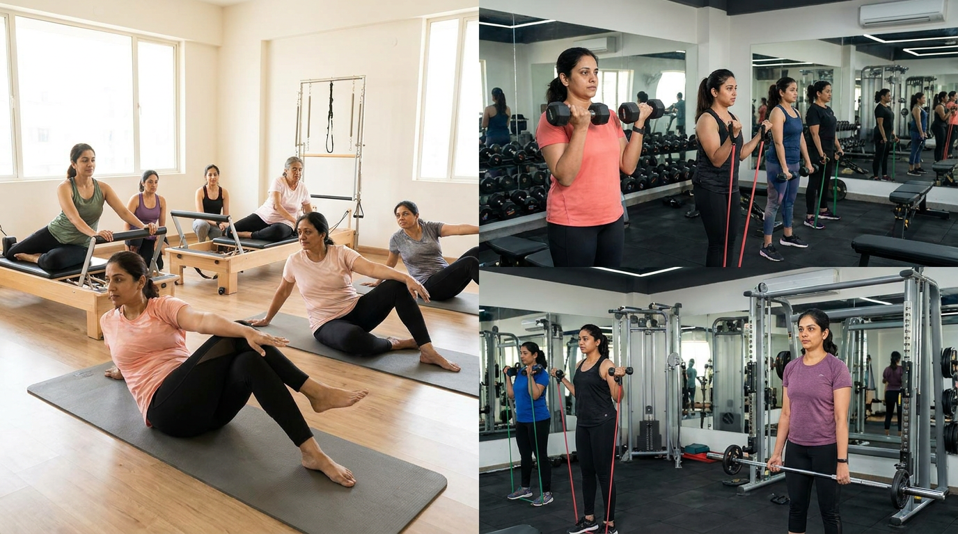 Women do not necessarily need to choose as a weekly routine could include both