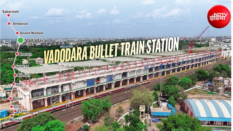 अगले साल दौड़ेगी भारत की पहली बुलेट ट्रेन, वडोदरा स्टेशन की तस्वीरें आईं सामने, जानिए कब शुरू होगा कौन-सा रूट
