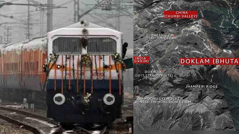 डोकलाम के मुहाने तक पहुंचेगी भारतीय रेल, चीन बॉर्डर के पास 17 KM लंबी लाइन बिछेगी, 2017 में यहीं हुआ था तनाव