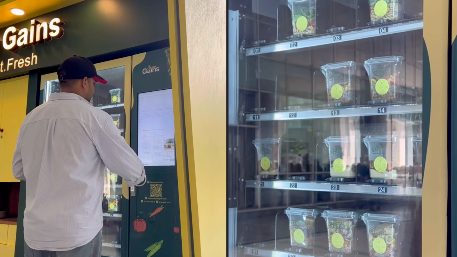 Get A Fresh Salad In Just 30 Seconds At India's First Salad Vending Machine