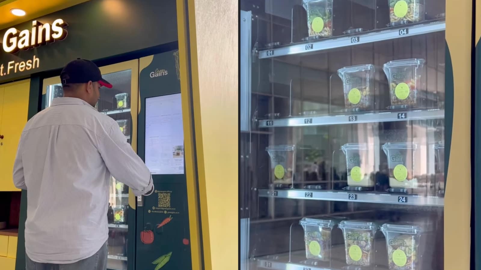 Get A Fresh Salad In Just 30 Seconds At Indias First Salad Vending Machine