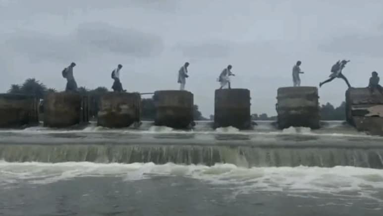 Video Shows Children Crossing Broken Dam To Reach School In Madhya Pradesh, High Court Steps In