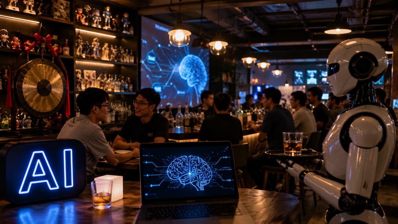 Free DeepSeek Tokens And AI Agents: Inside Beijing’s Go-To Bar For Tech Developers