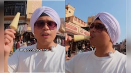 American Vlogger Tries Kulfi For The First Time In India, Watch His Reaction