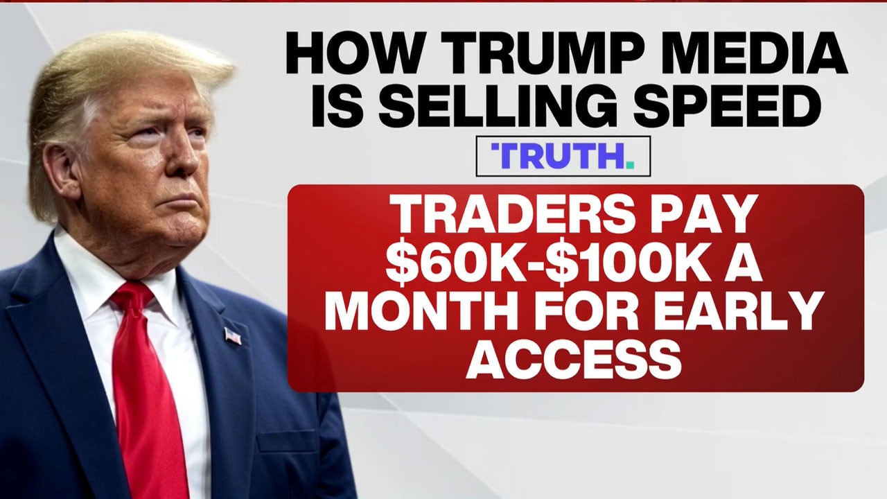 Trump Media Offers Wall Street Faster Access To Truth Social Posts For A Price