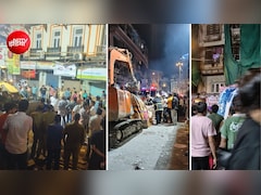 मुंबई: जुलूस के दौरान गिरी 22 फीट की गणेश प्रतिमा, हादसे में 2 की मौत, 5 घायल