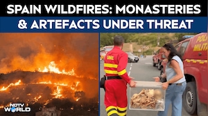 Spain Wildfire Rages Across Huesca, Historic Monasteries & Artefacts Under Threat