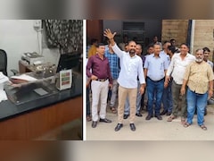 राजस्व मंडल के जर्जर भवन में DFA पर गिरा प्लास्टर, विरोध में उतरे 500 कर्मचारियों ने किया पेन डाउन