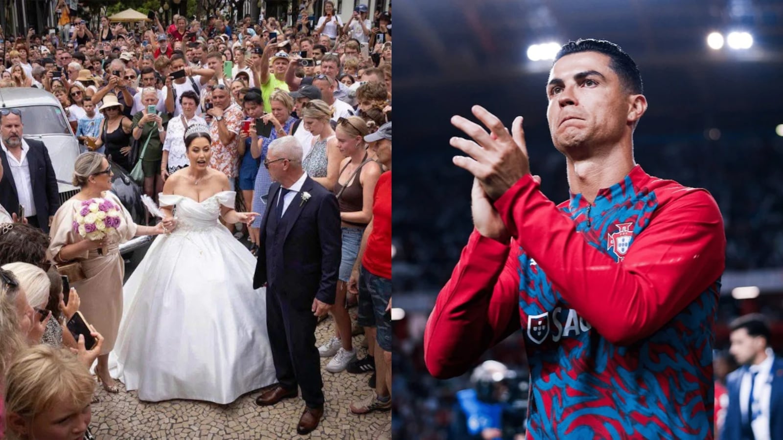 Fans Crash Wrong Wedding Thinking Its Cristiano Ronaldos. His Reaction Says It All