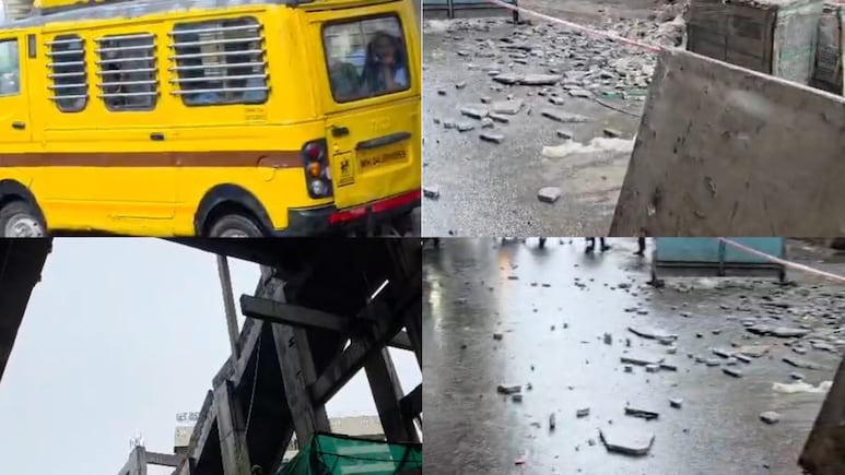 Thane: Slab Of Under-Construction Metro Falls On School Van On Mira-Bhayandar Road, Lucky Escape For Students