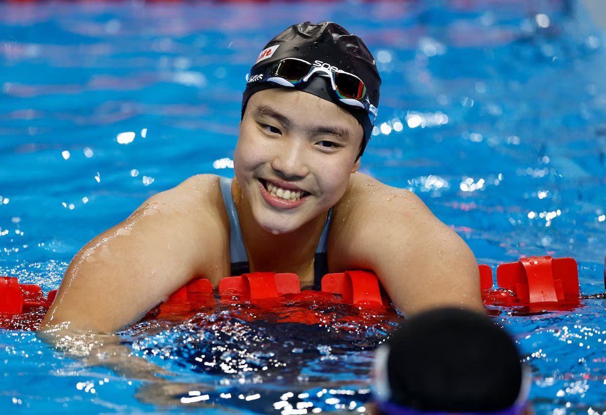Yu Zidi sets Asian Games record and wins 200m butterfly gold in first-day swimming
