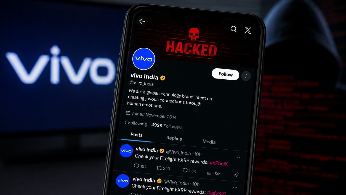 Vivo India के X अकाउंट पर हैकर्स का कब्जा! अचानक दिखने लगे Crypto के Scam पोस्ट