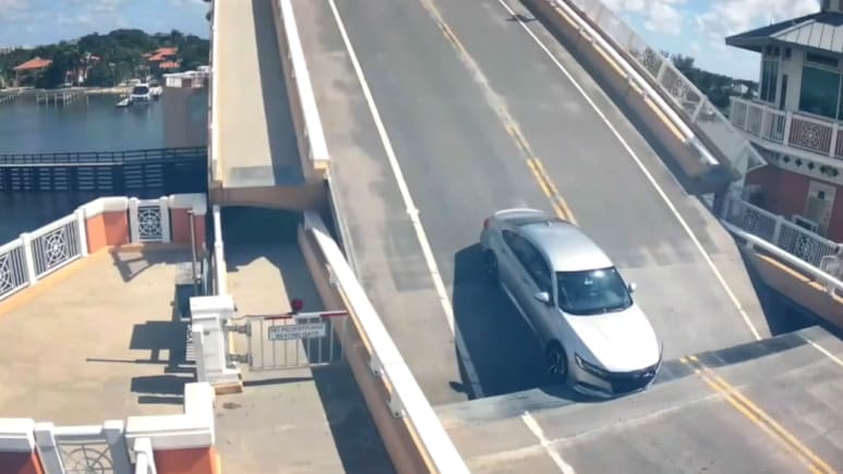 Video Of Drawbridge Folding With Honda Civic Stuck On It Goes Viral Again: The Whole Story