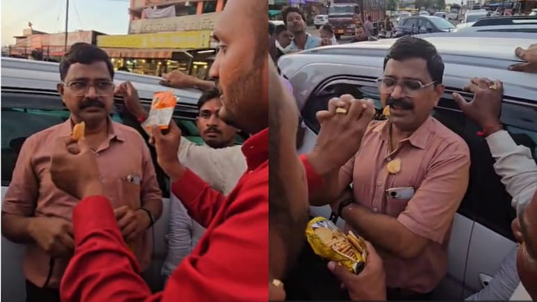 Food Body Officer Cornered, Forced To Eat Expired Biscuits Over Bribery Allegations In Maharashtra