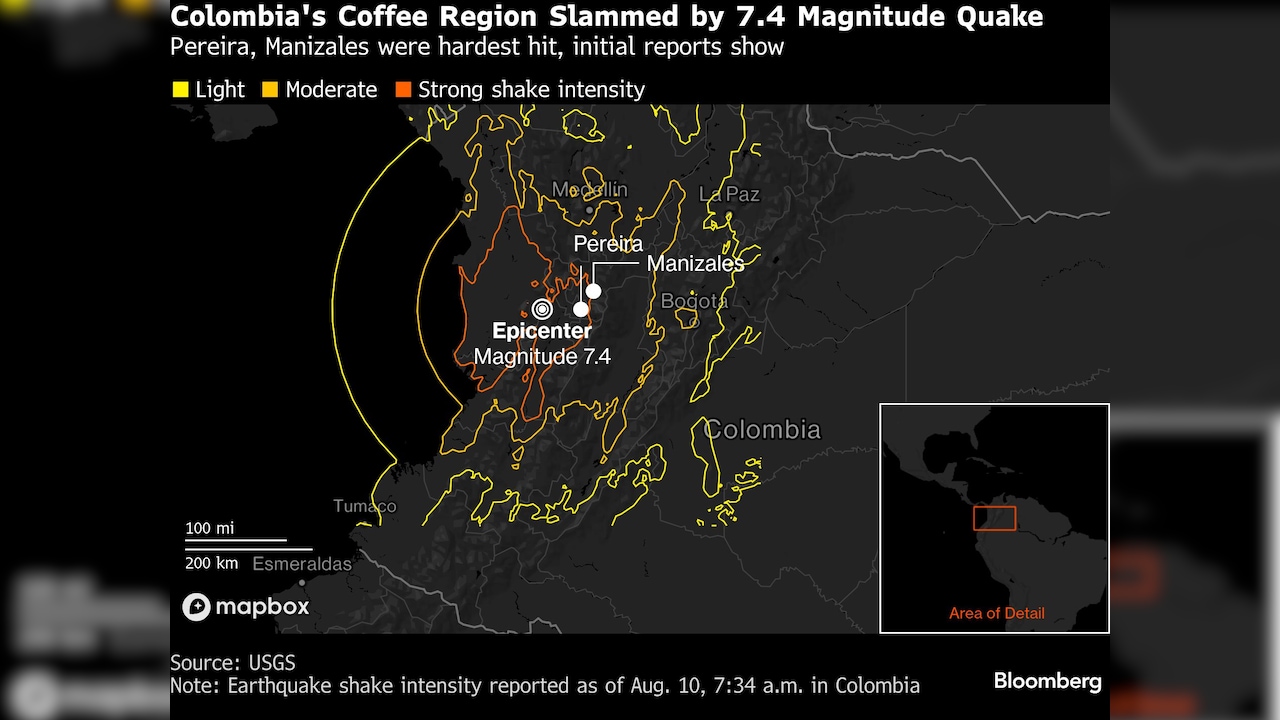 Colombias Coffee Region Slammed by 7.4 Magnitude Quake Colombias Coffee Region Slammed by 7.4 Magnitude Quake