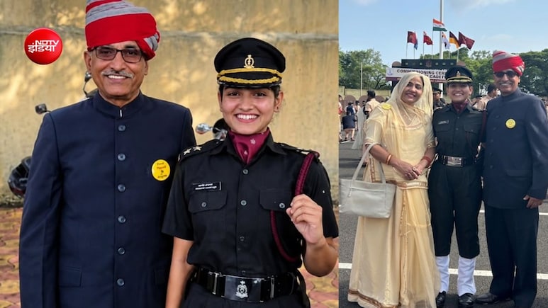 Success Story: दादा वायु सेना में रहे, अब पोती बनी लेफ्टिनेंट, भानवी की सक्&zwj;सेस पर 2 जिलों में जश्न