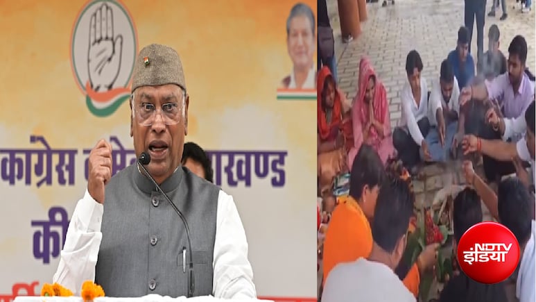 खरगे की रैली के बाद हल्द्वानी में 'शुद्धिकरण'; कांग्रेस-बीजेपी के बीच सियासी घमासान, नड्&zwnj;डा ने बताया- दुखदायी